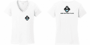 BMW Motorcycles női póló motoros t-shirt fehér