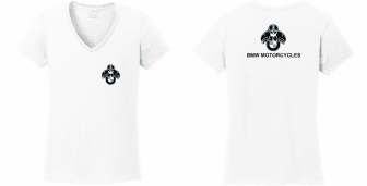 BMW Motorcycles női póló motoros t-shirt fehér