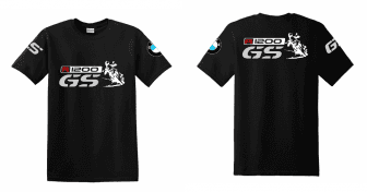R 1200 GS BMW férfi póló motoros t-shirt színes szürke GS piros R