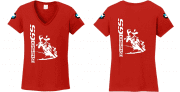 R 1250 GS BMW motoros póló női színes T-shirt nagy álló motorossal