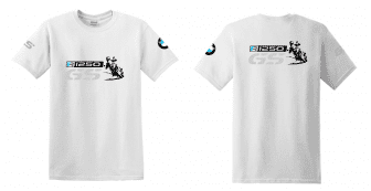 R 1250 GS BMW motoros póló férfi fehér T-shirt ezüst GS kék-piros R