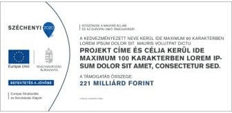 dekorwebshop - széchenyi 2020 projekttáblák nyomtatása