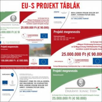 dekorwebshop - eus projekt táblák