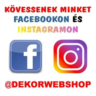 Kövessen minket Facebookon és Instagramon