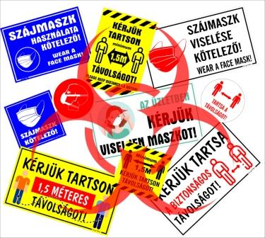 További szabályok szerinti matricák és táblák