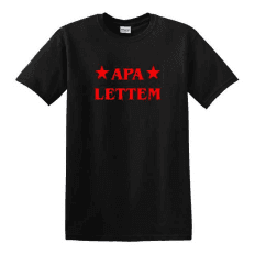 Apa lettem egyedi grafikás férfi póló