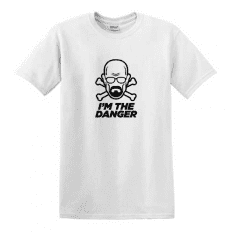 I am the danger fejes egyedi grafikás férfi póló