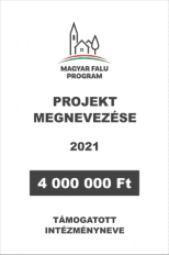 Magyar Falu Program támogatói tábla