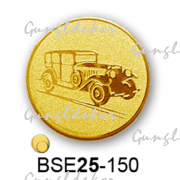 Érembetét autó veterán oldtimer BSE25-150 25mm arany