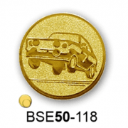 Érembetét autóverseny rally rali BSE50-118 50mm arany