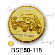 Érembetét autóverseny rally rali BSE50-118 50mm arany