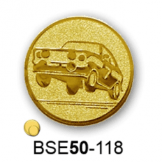 Érembetét autóverseny rally rali BSE50-118 50mm arany