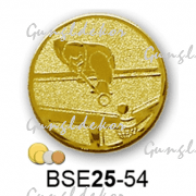 Érembetét biliárd BSE25-54 25mm arany, ezüst, bronz