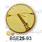 Érembetét céllövészet BSE25-93 25mm arany, ezüst, bronz