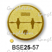 Érembetét csocsó asztalifoci BSE25-57 25mm arany