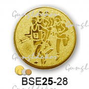 Érembetét futás atlétika BSE25-28 25mm arany, ezüst, bronz