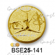 Érembetét gimnasztika torna BSE25-141 25mm arany, ezüst, bronz