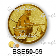 Érembetét horgászat BSE50-59 50mm arany