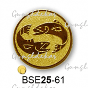 Érembetét horgászat halak BSE25-61 25mm arany