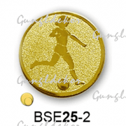 Érembetét labdarúgás foci BSE25-2 25mm arany