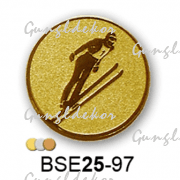 Érembetét síugrás síelés BSE25-97 25mm arany, ezüst, bronz
