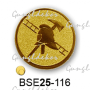 Érembetét tűzoltó tűzoltás BSE25-116 25mm arany
