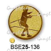 Érembetét vívás párbajtőr BSE25-136 25mm arany