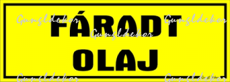 fáradt olaj hulladék kismatrica