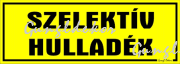 szelektív hulladék kismatrica