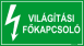 Világítási fökapcsoló tábla matrica