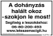 A dohányzás halált okoz szokjon le most tábla matrica