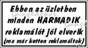 Ebben az üzletben minden humoros vicces tábla matrica