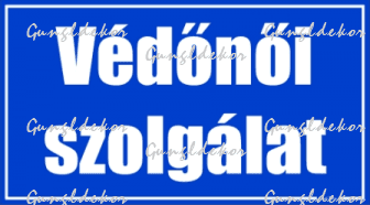 Védőnői szolgálat helyiségtábla matrica