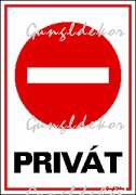 Privát matrica tábla