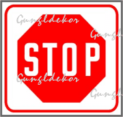 Stop matrica tábla