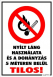 Nyílt láng használata és a dohányzás 5 méteren belül tilos! piktogrammal tábla matrica