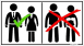Öltözködési szabályzat (dress code) piktogramok tábla matrica