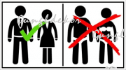 Öltözködési szabályzat (dress code) piktogramok tábla matrica