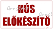 Hús előkészítő tábla matrica
