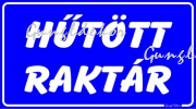 Hűtött raktár tábla matrica