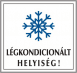 Légkondicionált helyiség piktogramos kismatrica