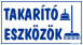 Takarító eszközök piktogram tábla matrica