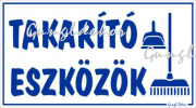 Takarító eszközök piktogram tábla matrica