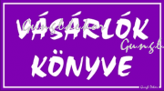 Vásárlók könyve tábla matrica