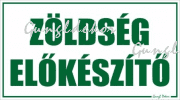 Zöldség előkészítő tábla matrica