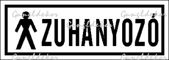 Zuhanyzó felirat férfi piktogram tábla matrica