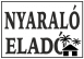 Nyaraló eladó piktogram tábla matrica