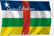 Közép-Afrikai Köztársaság zászló