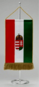 Fém asztali zászlótartó